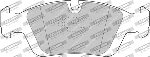 Handler.Part Brake pad set, disc brake FERODO FCP725R 1