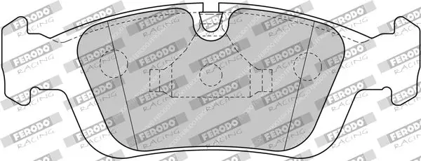 Handler.Part Brake pad set, disc brake FERODO FCP1300H 1