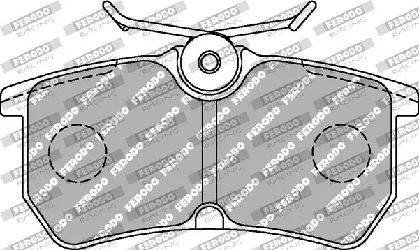 Handler.Part Brake pad set, disc brake FERODO FCP1319H 1