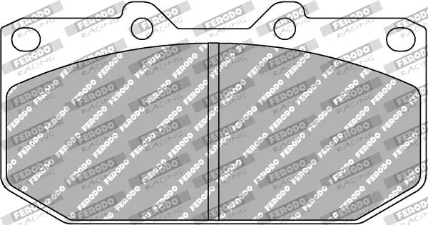 Handler.Part Brake pad set, disc brake FERODO FCP986Z 1