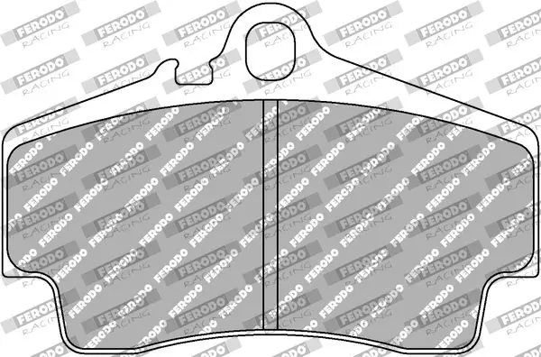 Handler.Part Brake pad set, disc brake FERODO FDS1308 1