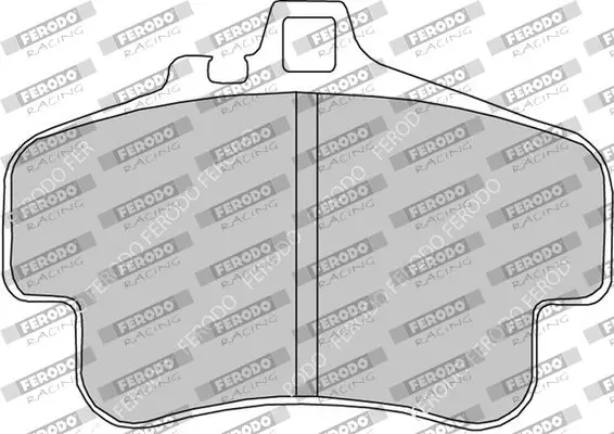 Handler.Part Brake pad set, disc brake FERODO FDS1435 1