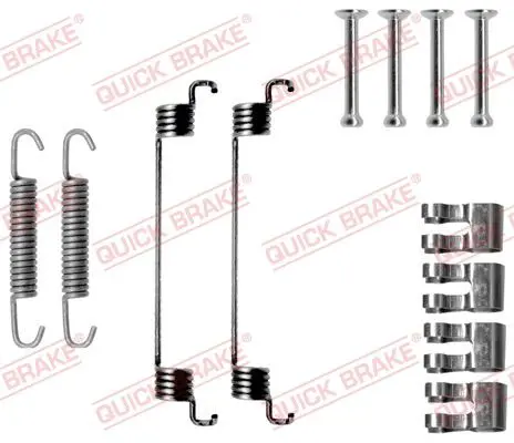 Handler.Part Accessory Kit, brake shoes Quick Brake 1050783 1