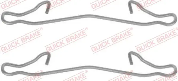 Handler.Part Accessory Kit, disc brake pad Quick Brake 1091121 1