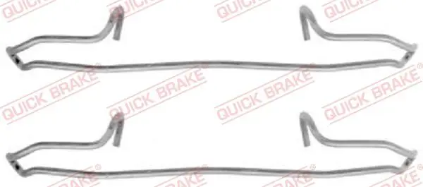 Handler.Part Accessory Kit, disc brake pad Quick Brake 1091159 1