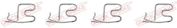 Handler.Part Accessory Kit, disc brake pad Quick Brake 1091219 1