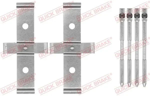 Handler.Part Accessory Kit, disc brake pad Quick Brake 1091694 1